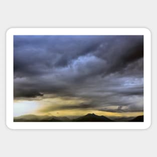 Dramatic Atmospheric Landscape Photography Sticker